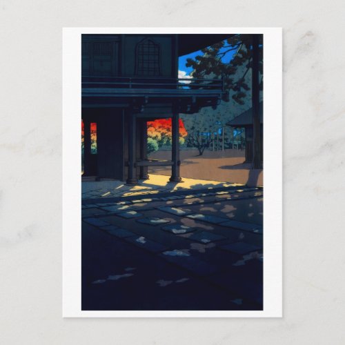 ukiyoe [hasui] A16 Nobidome　Heirinji Postcard