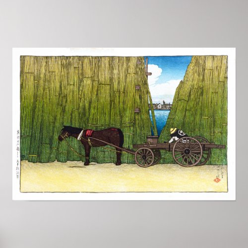 ukiyoe - hasui - C08 -  By the Sumida River Aroun… Poster