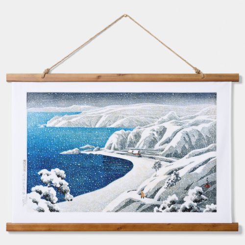 ukiyoe [hasui] C18 Nishimikawazaka on Sado Island Hanging Tapestry