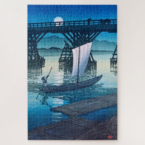 ukiyoe hasui C25 Asahi Bridge Ojiya Jigsaw Puzzle