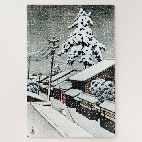 ukiyoe [hasui] C30 Miyazu in Tango Province Jigsaw Puzzle