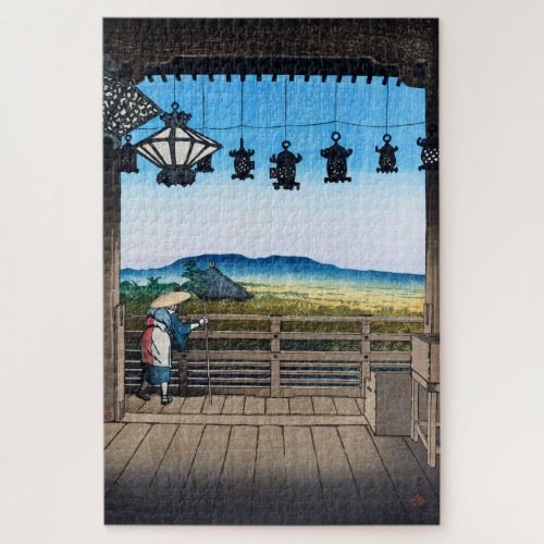 ukiyoe [hasui] C31 Nigatsu Hall, Nara Jigsaw Puzzle