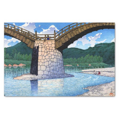 ukiyoe hasui n05 Kintaikyo Bridge Suo Tissue Paper