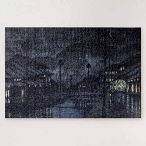 ukiyoe hasui n18 Kinosaki, Tajima Jigsaw Puzzle