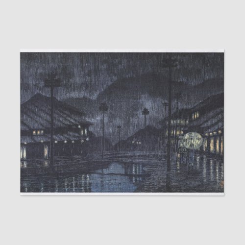 ukiyoe hasui n18 Kinosaki, Tajima Tissue Paper