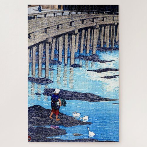 ukiyoe hasui n19 Gion Bridge Hondo Amakusa Jigsaw Puzzle