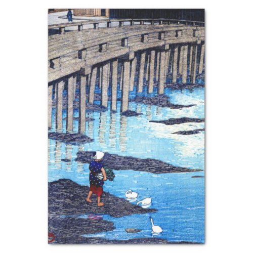 ukiyoe hasui n19 Gion Bridge Hondo Amakusa Tissue Paper