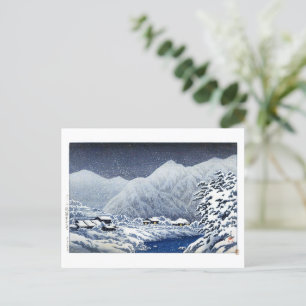 ukiyoe hasui n22 Nakayamashichiri, Hida Postcard