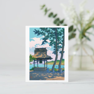 ukiyoe hasui No49 Shogetsuin Temple in Ito, Izu Postcard