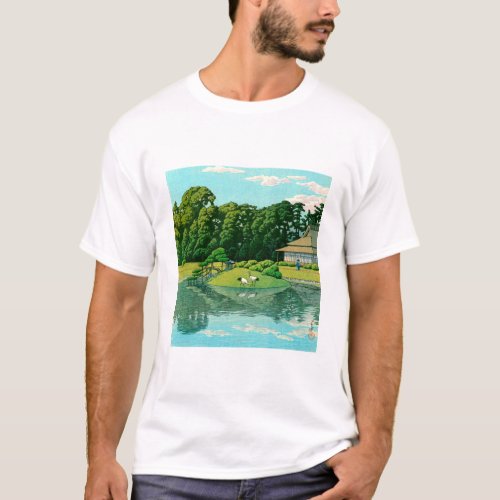 ukiyoe hasui No50 Okayama Korakuen T-Shirt