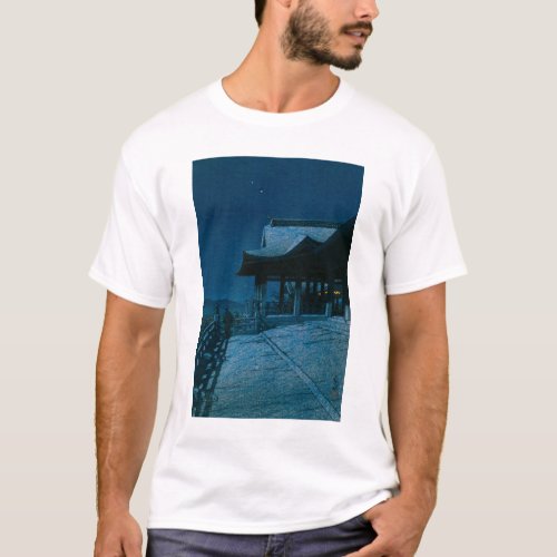 ukiyoe hasui No51 Kiyomizu Temple, Kyoto T-Shirt