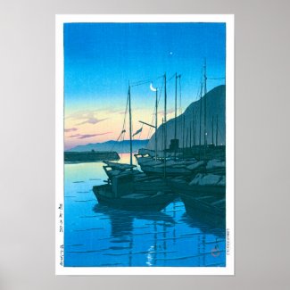 ukiyoe - hasui - No.16 Morning in Beppu - Poster