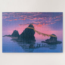 ukiyoe - hasui - No.25 The couple rocks of …