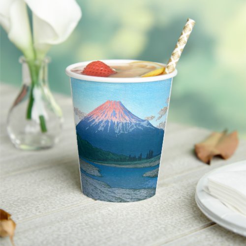 ukiyoe _ hasui _ No30 The Fuji River _ Paper Cups