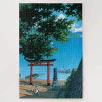ukiyoe - hasui - No.32 Chuzenji, Utagahama -   Jigsaw Puzzle