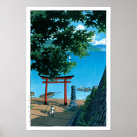 ukiyoe - hasui - No.32 Chuzenji, Utagahama - Poster