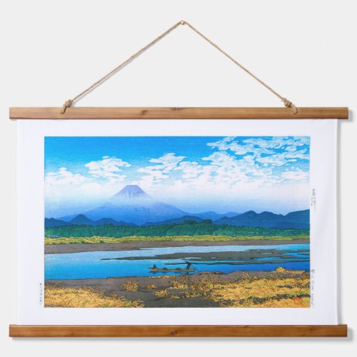 ukiyoe - hasui - No.37 Banyū river - Hanging Tapestry