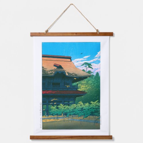 ukiyoe - hasui - No.42 Kenchoji Temple, Kamakura - Hanging Tapestry