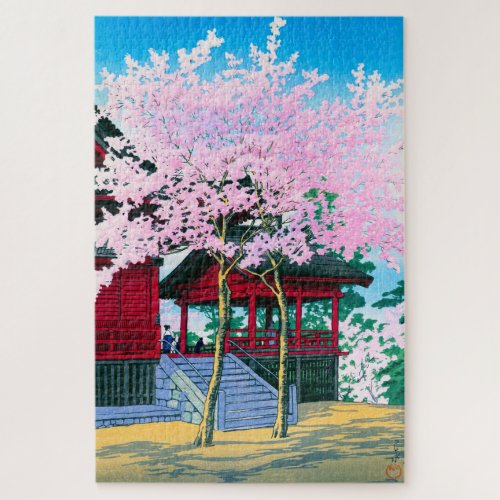 ukiyoe - hasui - No.44 Kiyomizu Hall, Ueno -  Jigsaw Puzzle