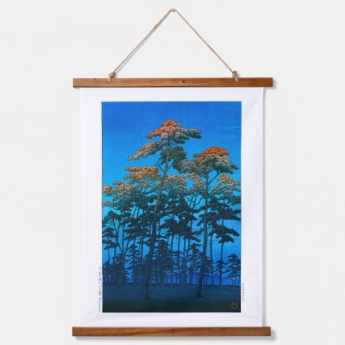 ukiyoe - hasui - No.46 Hikawa Park in Omiya -  Hanging Tapestry