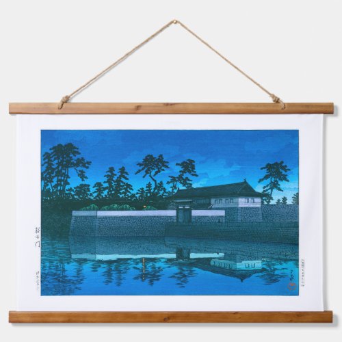 ukiyoe - hasui - No.5 Sakurada Gate - Hanging Tapestry