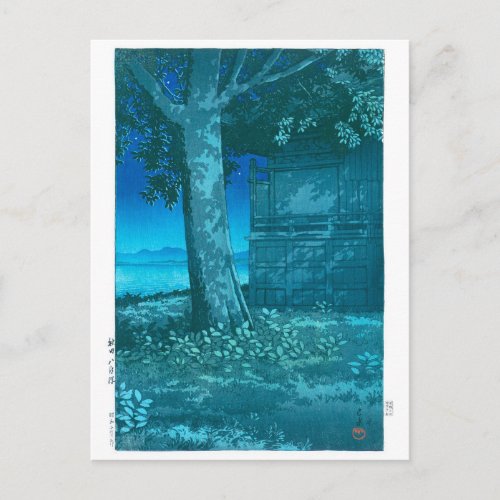 ukiyoe - hasui - No.9 Hachirōgata, Akita - Postcard