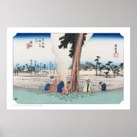 ukiyoe - Hiroshige - No.29 Hamamatsu - Poster