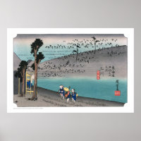 ukiyoe - Hiroshige - No.33 Futagawa - Poster
