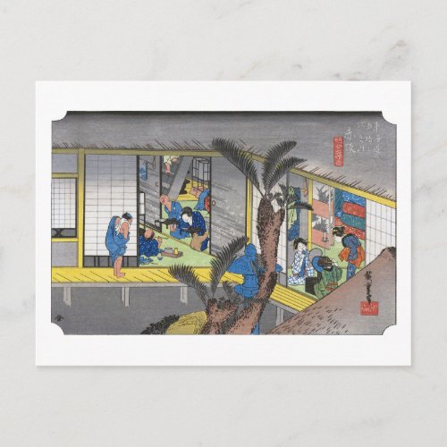ukiyoe Hiroshige No.36 Akasaka Postcard