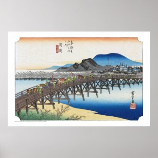 ukiyoe - Hiroshige - No.38 Okazaki -