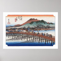 ukiyoe - Hiroshige - No.54 Keishi - Poster