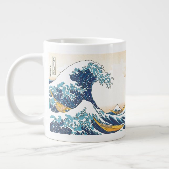 UKIYOE - HOKUSAI GIANT COFFEE MUG (Left)