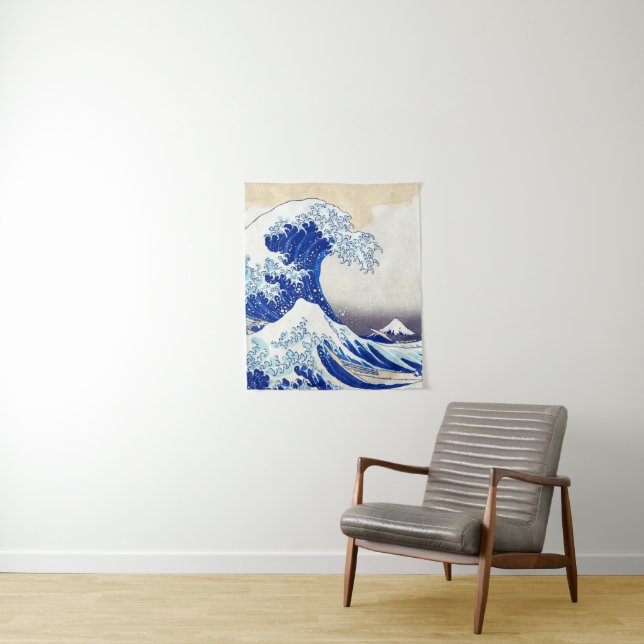 ukiyoe - Hokusai : No21 Great Wave -  Tapestry (In Situ)