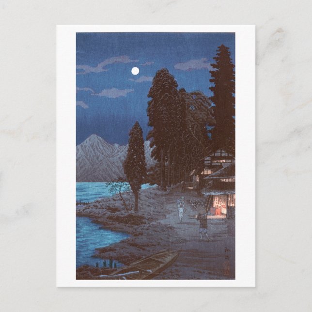 ukiyoe [komei] Lake Chūzenji Postcard (Front)