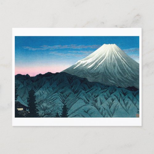 ukiyoe [Shōtei] Mount Fuji From Hakone Postcard