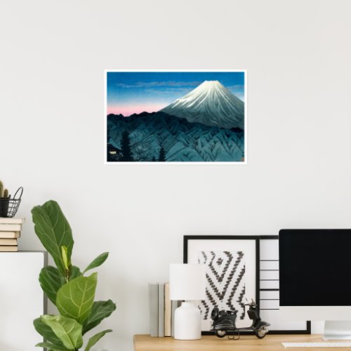 ukiyoe ShÅtei Mount Fuji From Hakone Poster