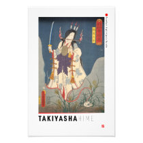 ukiyoe - Takiyasha hime - Japanese magician - Photo Print