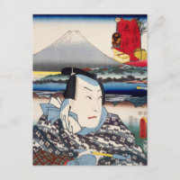 ukiyoe [Toyokuni] 19−13 gofukuya Jyūbē at Hara Postcard