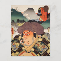 ukiyoe [Toyokuni] 28−20 Tagohei at Mariko Postcard