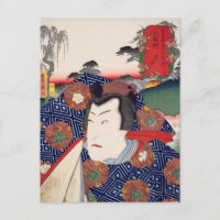 ukiyoe [Toyokuni] 56−39 Narihira at Chiryū Postcard