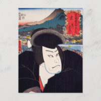 ukiyoe [Toyokuni] 77−54 Ishikawa Goemon at Kyō Postcard