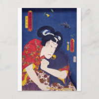 ukiyoe - Toyokuni manga - No.01 Kiritarō - Postcard