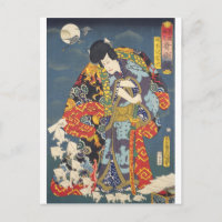 ukiyoe - Toyokuni - No.01 Zokushu Jiraiya - Postcard