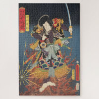 ukiyoe - Toyokuni - No.05 Inuyama Dōsetsu - Jigsaw Puzzle