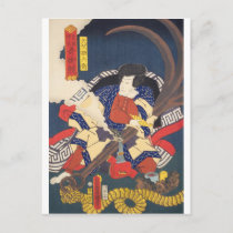 ukiyoe - Toyokuni - No.08 Tenjiku Tokubē - Postcard