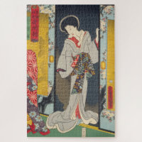 ukiyoe - Toyokuni - No.10  Ama Myōchin - Jigsaw Puzzle