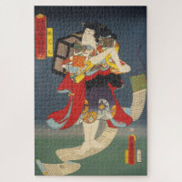 ukiyoe - Toyokuni - No.18 Sutewakamaru - Jigsaw Puzzle