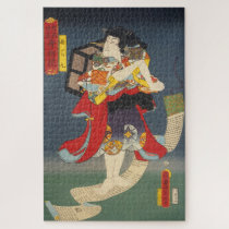 ukiyoe - Toyokuni - No.18 Sutewakamaru - Jigsaw Puzzle