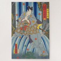 ukiyoe - Toyokuni - No.21 Kazama Hachirō - Jigsaw Puzzle