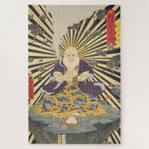ukiyoe - Toyokuni - No.23 Mōun kokushi - Jigsaw Puzzle